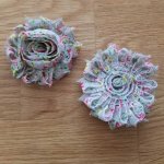 Blomma av fransigt tyg nr 29