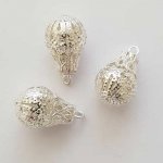 Silver genombruten droppe charm N°02-01
