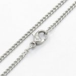 Halsband N°14 i rostfritt stål 50 cm Silver
