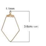 Diamond Primer Gold Earring Holder N°02 x 1 st.