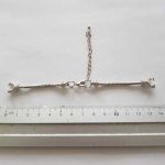 Europeisk stil klocka Dial kedja armband med karbinlås 6 X 7.5 Cm