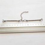 Europeisk stil klocka Dial kedja armband med hummerlås 7 X 8.5 Cm