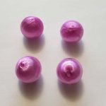 Vävd pärltråd 15 mm lila