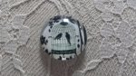cabochon runt glas 10mm fåglar 006 
