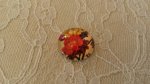 glas cabochon rund 20mm blomma 01-052 