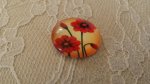 glas cabochon rund 20mm blomma 01-049 