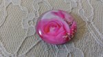 glas cabochon rund 20mm blomma 01-037 