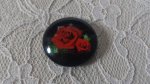 glas cabochon rund 20mm blomma 01-001 