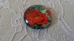 glas cabochon rund 25mm blomma 01-035 