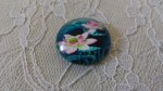 glas cabochon rund 25mm blomma 01-032 