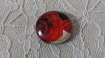 glas cabochon rund 25mm blomma 01-027 