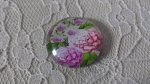 glas cabochon rund 25mm blomma 01-011 