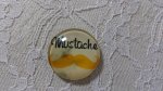 glas cabochon rund 25mm mustasch 008 