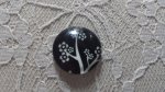 glas cabochon rund 20mm fåglar 020 