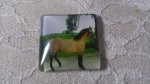fyrkantig glas cabochon 30mm 007 