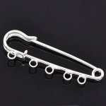 Stifthållare Sjuksköterska Pin Silver 5 ringar 50x15 mm N°001-par1 
