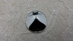 glas cabochon rund 20mm cat 010 