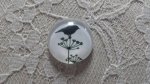 cabochon runt glas 20mm fåglar 019 