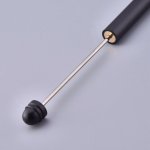 Pennan för dekoration av metallpärlor svart N°02