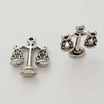 Stjärntecken charm Libra Silver Metal N°06