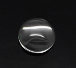5 Cabochons Round 12 mm i transparent glas N°03