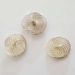 18 mm silver spiral pärla N°03