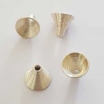 Spiralformad kotte N°13 Silver.