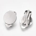 Örhängehållare Clips Silver Stainless Steel Plate N°02