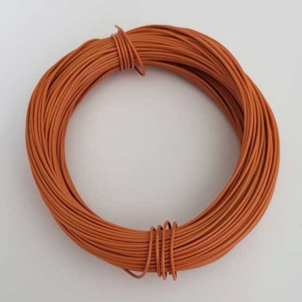 x 25 Fil m&eacute;tal recouvert plastic 0.8 mm