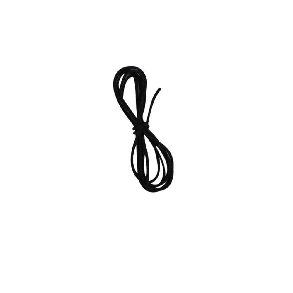 Elastisk mask Polyester rund 2,5 mm Svart