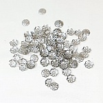 Lot de 90 coupelles diamètre 10mm coloris argent