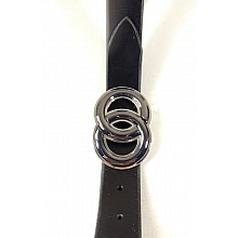 Ceinture cuir noir pour Elle ou Lui