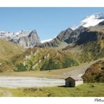 Vykort Gliere-sjön, Champagny en vanoise på sommaren