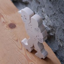  vandrare pussel 8 bitar gjorda av massivt bokträ handgjord gåva vandring, berg