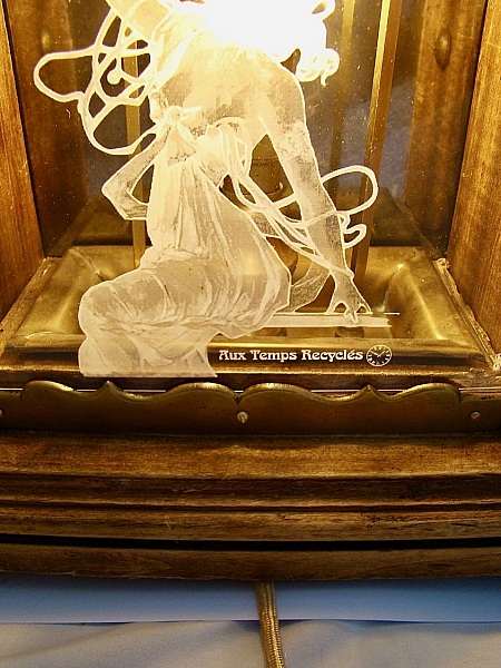 Antik lampa Stor ljuslykta 1900