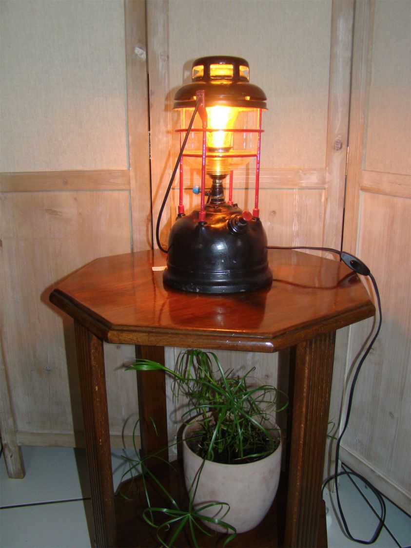 Antik engelsk gaslampa