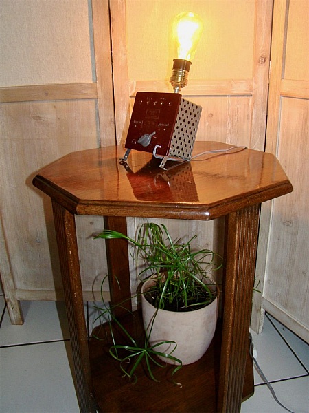 Steampunk retro framtidslampa 2