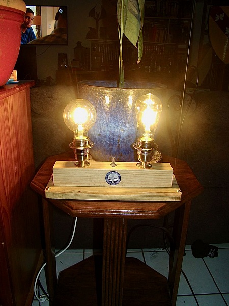 EDISON lampa i steampunk-stil 