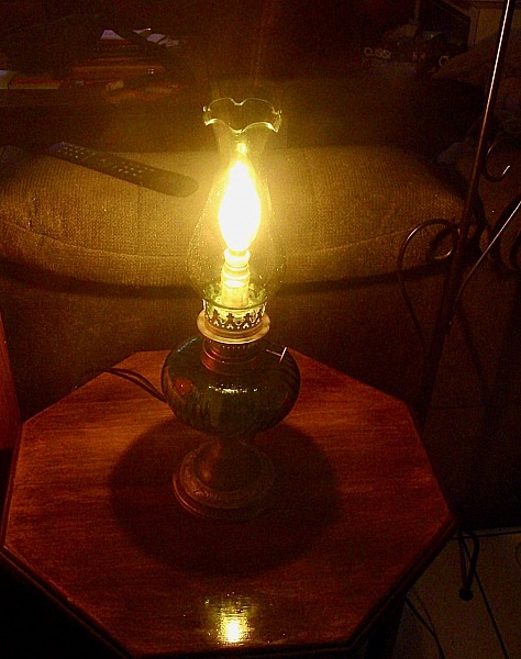 GREEN LANTERN oljelampa 