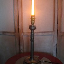 Ljuslampa i antik mässing i EDISON-stil