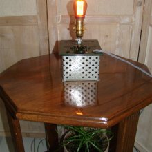 Steampunk retro framtidslampa