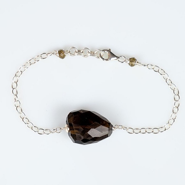 Armband "My Precious in Smoked Quartz" Silver 925