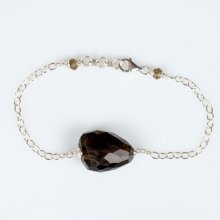 Armband 'My Precious in Smoked Quartz' Silver 925