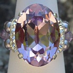 Kit bague grande  Avalon Light Amethyst