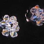 Kit Boucles d'oreilles Boule Crystal/noir