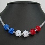 Pärlkulor halsband kit Frankrike