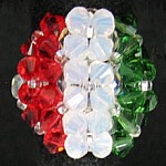 Italien flagga Ring Kit