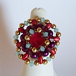 Kit bague Hélios rouge rubis