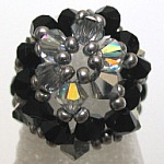 Honshu ringkit svart och silver