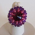 Kit bague Livelove argenté améthyste